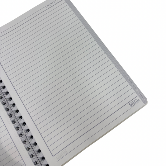 Estilo Cuaderno Universitario Pasta Semidura Stitch 100H 1 Línea