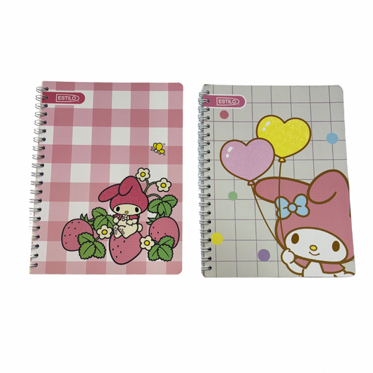 Estilo Cuaderno Universitario Pasta Semi Dura My Melody 100H Cuadros