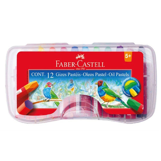 Faber-Castell Tizas Óleos Pastel 12pcs