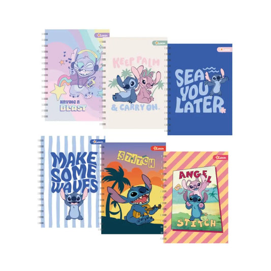 Lancer Cuaderno Universitario 200H Stitch - Cuadros