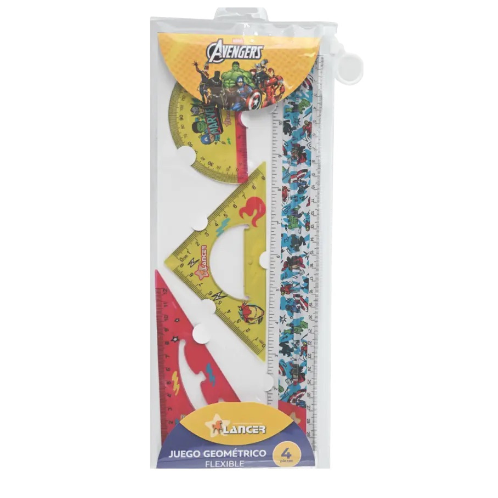 Lancer Juego Geométrico con Diseños 4Pcs