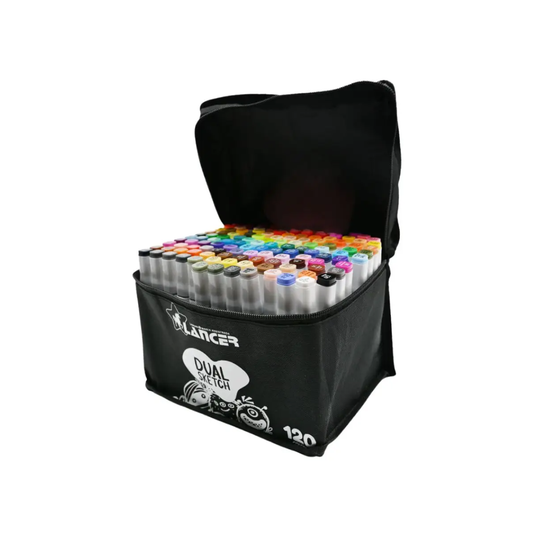 Lancer Marcadores Dual Sketch 120 Colores