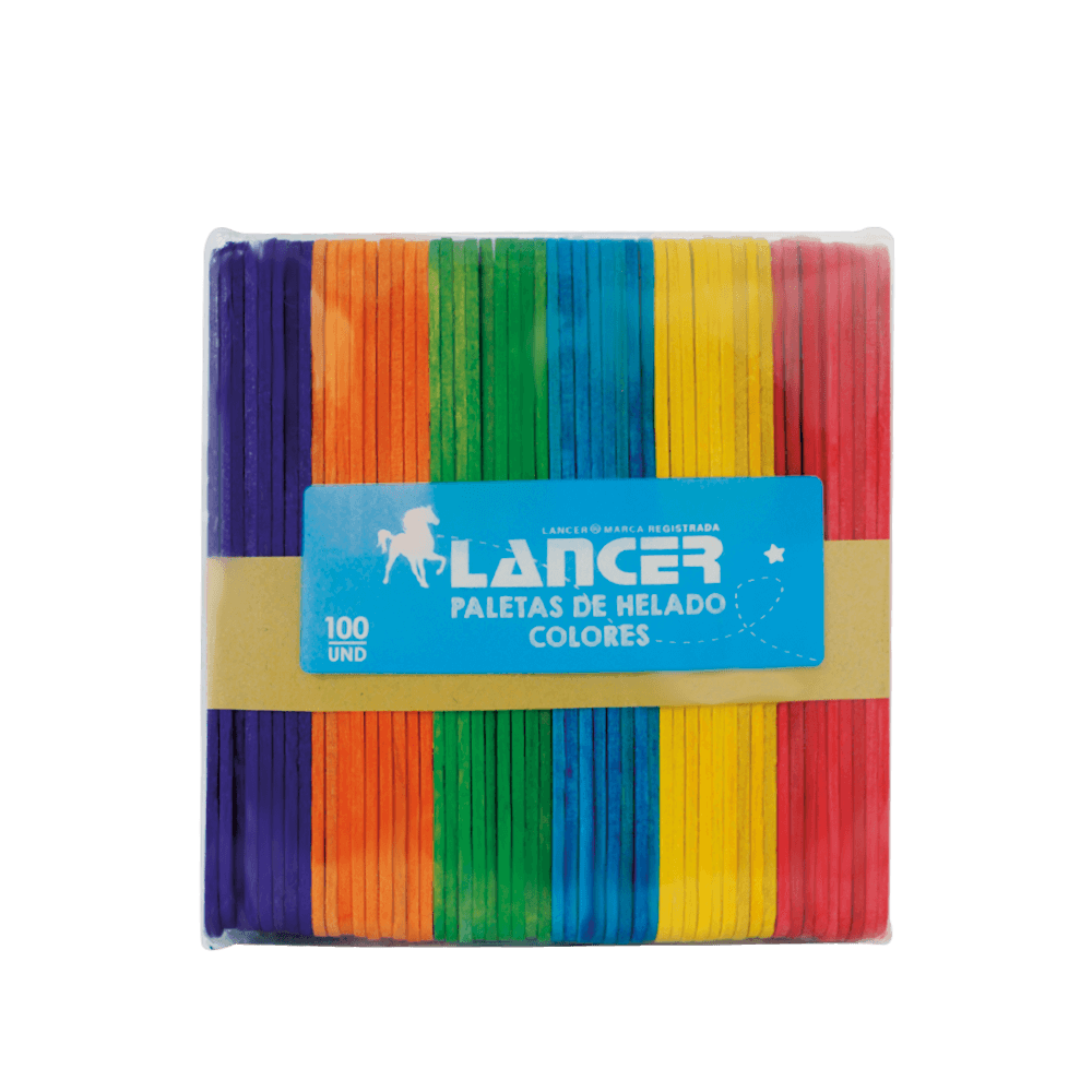 Lancer Paquete de Paletas de Helado De Colores
