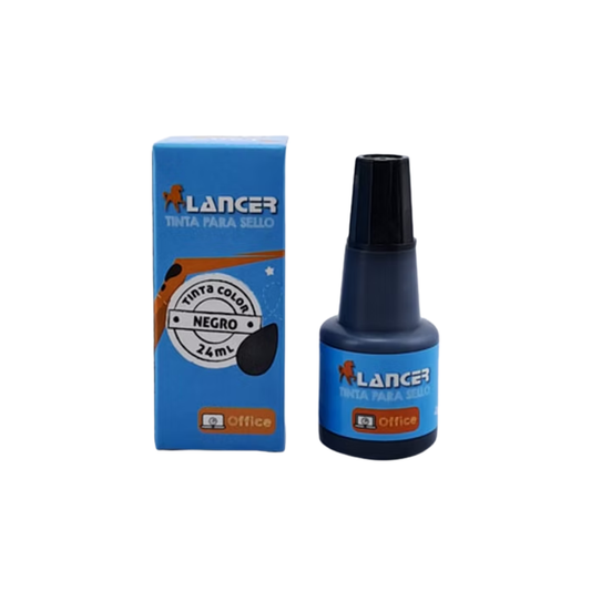 Lancer Tinta Para Sello Negra