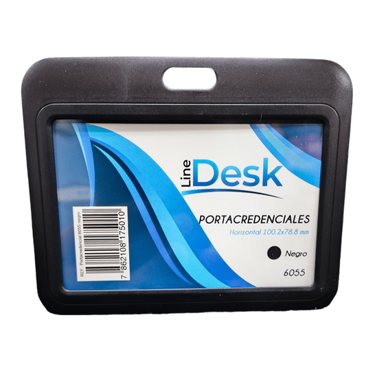 Line Desk Porta Credencial Horizontal Acrílico 99x78mm