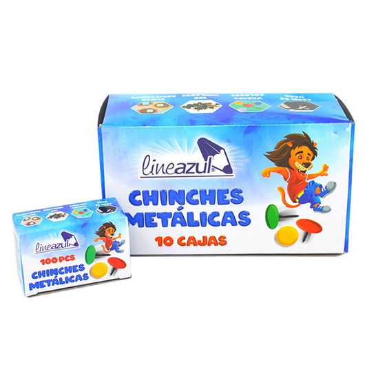 Lineazul Chinches De Colores 100pcs