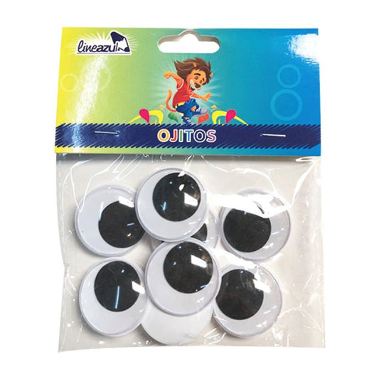 Lineazul Paquete de Ojitos 25mm 15 Pcs