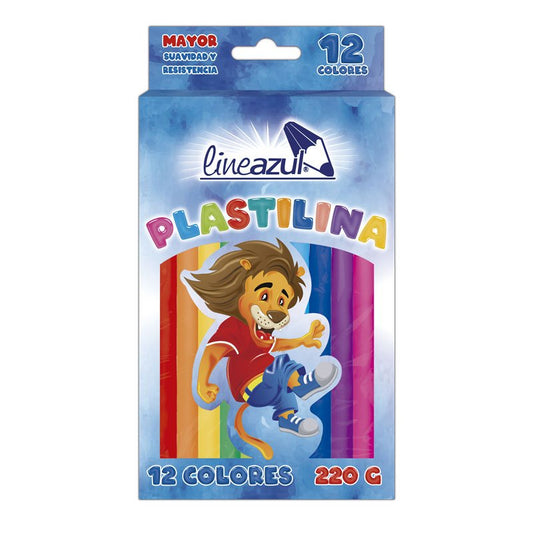 Lineazul Plastilina Larga 12 Colores