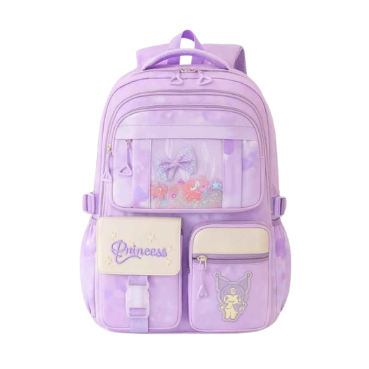 MA Mochila Kuromi Princess Morada