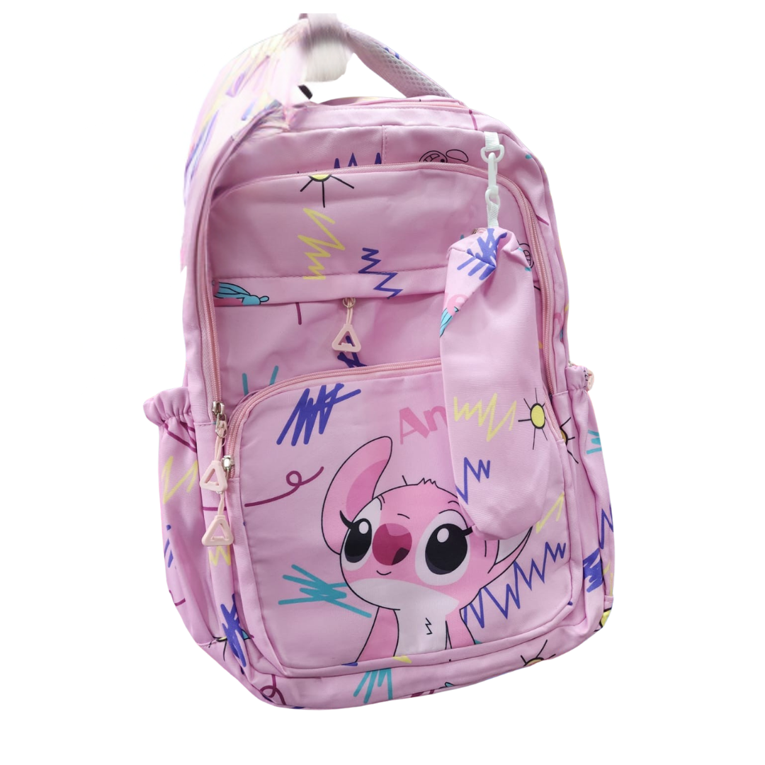 MA Mochila + Cartuchera Stitch & Angel