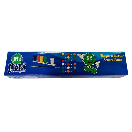 Mi Nota Témpera Escolar 20ml 6 Colores