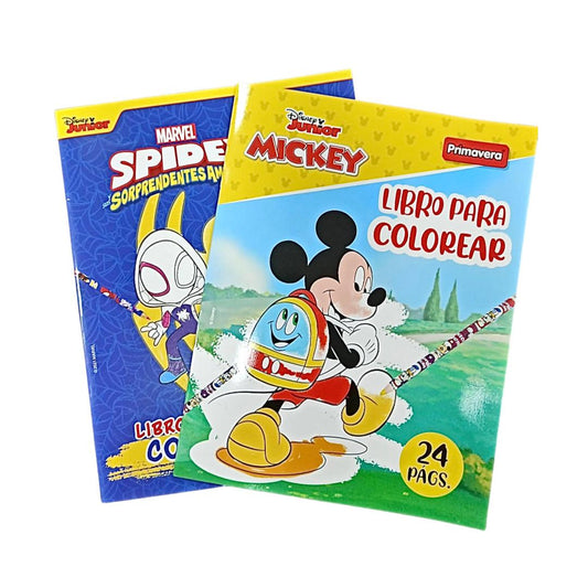 Primavera Disney Libro Para Colorear