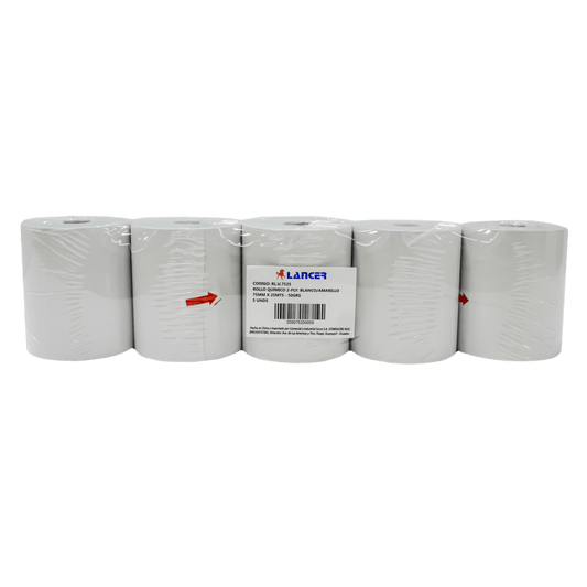 Lancer Rollo Térmico 75mm x 60mm x 50 mts