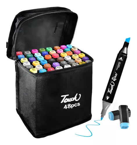 Touch Marcadores con Estuche 48 Colores