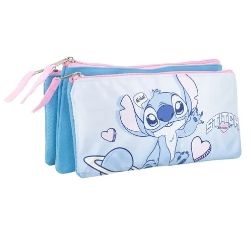 Vasari Cartuchera Triple Lilo and Stitch