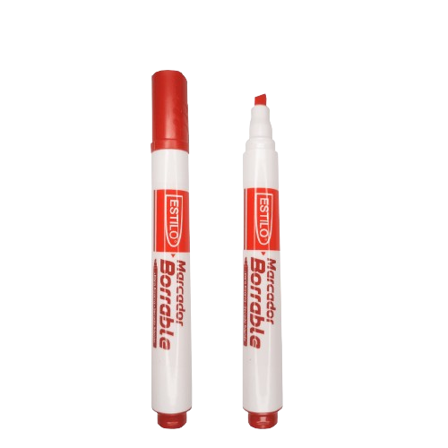Estilo Marcador Borrable Rojo
