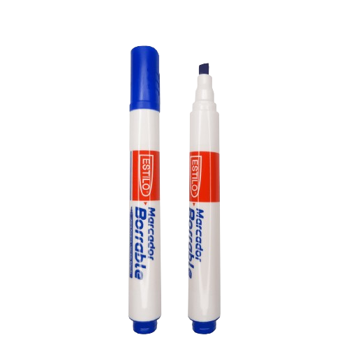 Estilo Marcador Borrable Azul