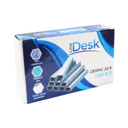 Line Desk Caja de Grapas 26/6 1000 Pcs