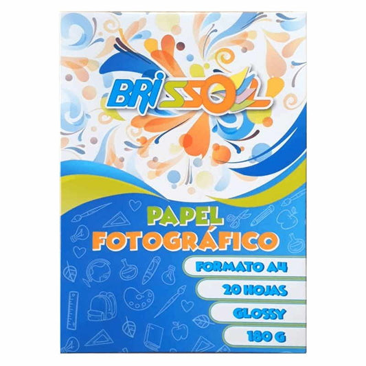 Brissol Papel Fotográfico 180G 20H A4