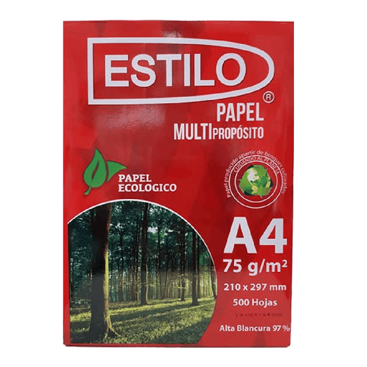 Estilo Resma de Papel Bond A4