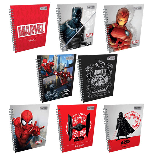 Primavera Cuaderno Universitario Pasta Dura Cuadros 100 Hojas