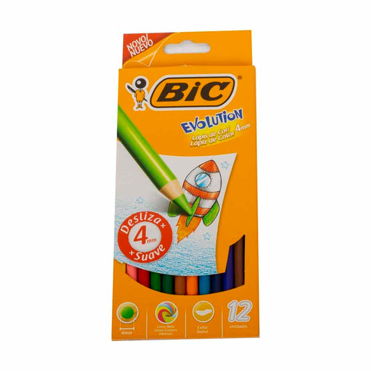 Bic Caja De Lápices De Colores Evolution 12 Colores